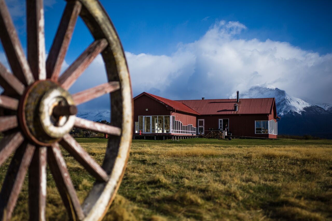 The main house of the estancia, restored by the family who owns it